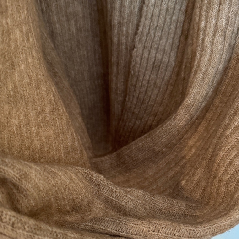 Max Studio Tan Ribbed Cardigan - Picture 5 of 7